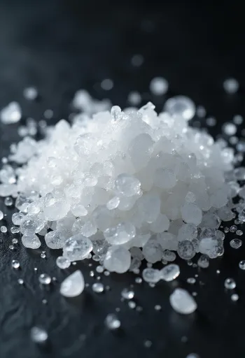 Acid citrik në formë pluhuri të imët kristalor në tas të vogël dhe në lugë druri