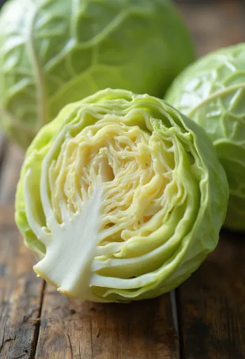 Lakër e bardhë e freskët në dërrasë prerëse, në dritë natyrale