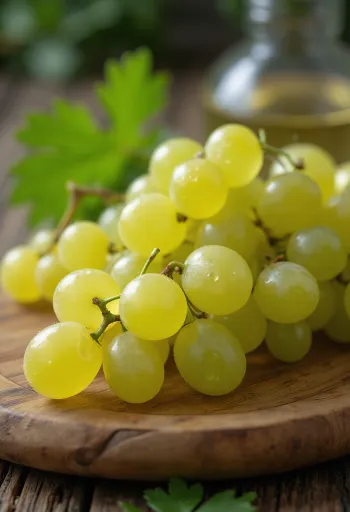 Rrush Zalagyöngye nga afër, kokrra të freskëta e të lëngshme, lëkurë e verdhë-gjelbër