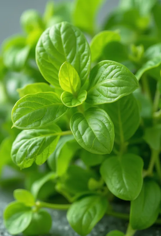 Gjethe lëpjete të freskët mbi dërrasë prerëse druri, në ambient kuzhine
