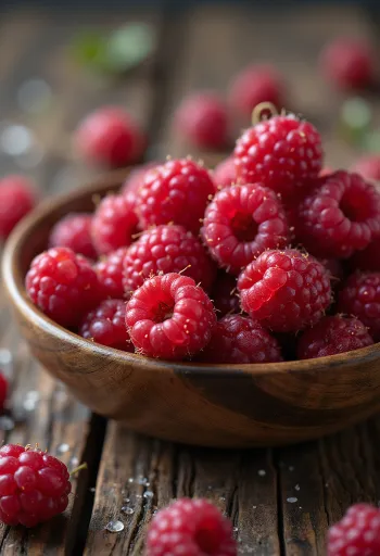 Fruta të freskëta të mjedrës së egër të plota dhe të prera për qëllime dokumentimi
