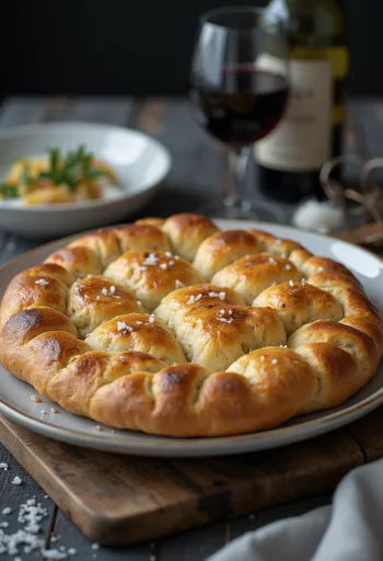 Fokaçe italiane me brumë të thartë me ardhje të gjatë
