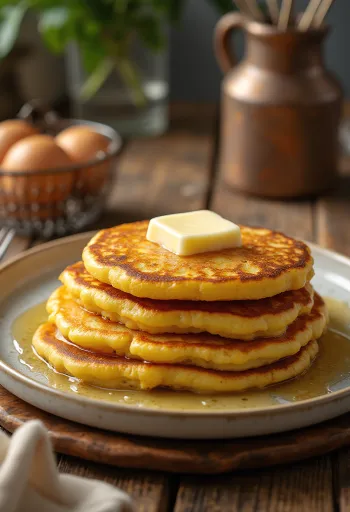 Johnnycake amerikane simite misri e pjekur e freskët