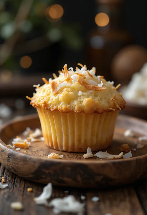 Cupcake me Kokos i servirur
