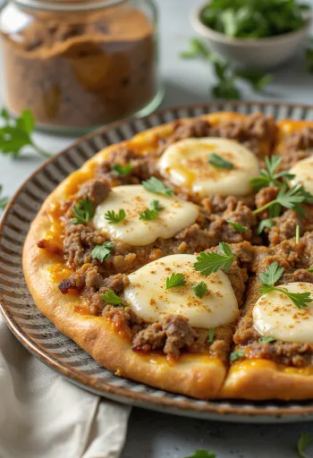 Pizza Maroccaine e servirur