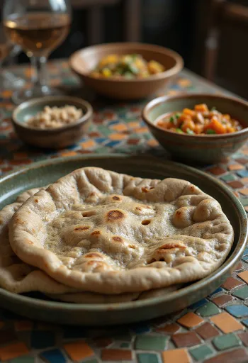 Injera autentike etiopiane nga mielli i fermentuar teff