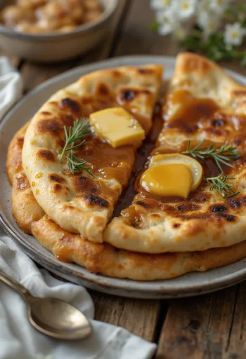 Bukë naan me karamel