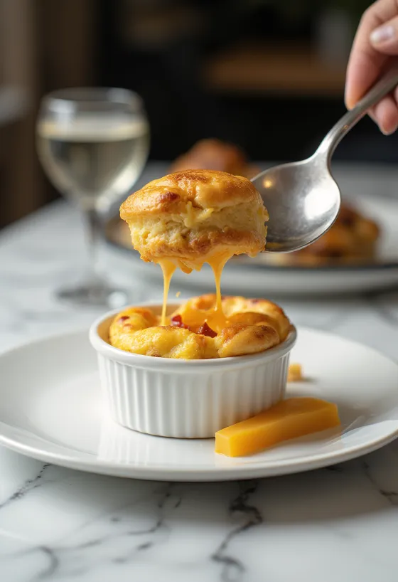 Sufle me djathë dhe spec djegës