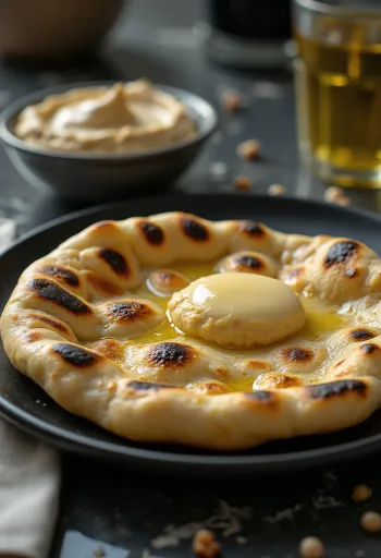 Bukë naan me qiqra