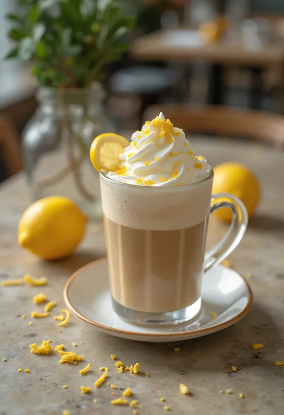 Frape me limon dhe mente në gotë