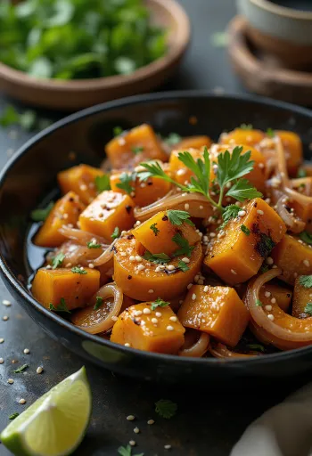 Wok me kungull, lime dhe tofu