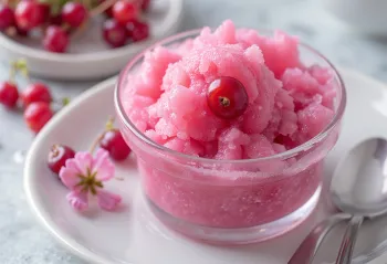 Sorbet ribize, ëmbëlsirë freskuese shtëpie