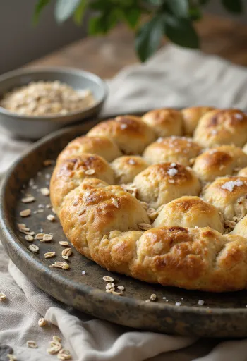 Focaccia me tërshërë e servirur