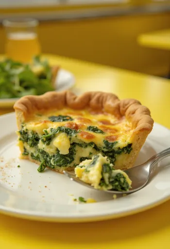 Kish Florentine në pjatë