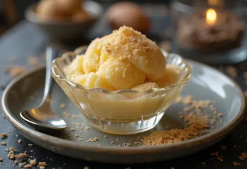 Sorbet me liker veze ëmbëlsirë kremoze e bërë në shtëpi