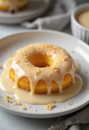 Donut me likër veze i shërbyer