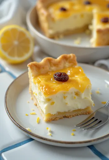 Byrek i ëmbël me gjizë të freskët dhe brumë krokant