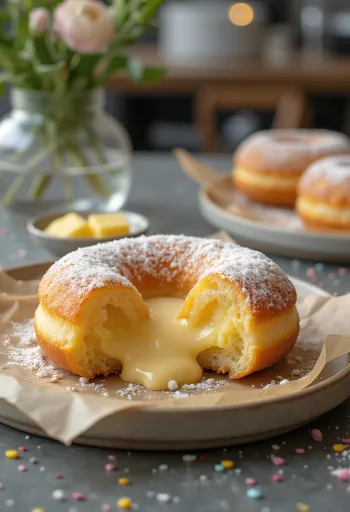 Donut Gooey Butter i servirur i freskët