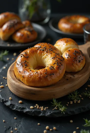 Bublik bagel i Evropës Lindore i sapopjekur