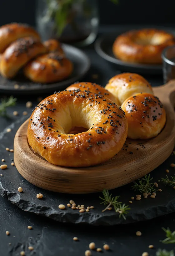 Bublik bagel i Evropës Lindore i sapopjekur