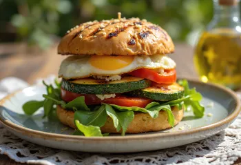 Burger me perime të zgarës dhe djathë