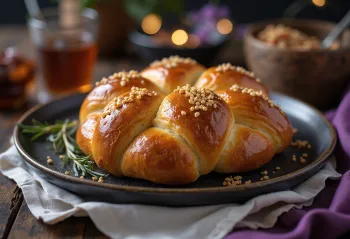 Bukë e thurur challah shtëpie e sapopjekur