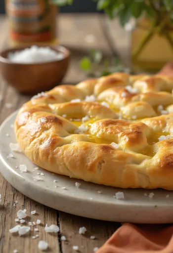 Fokaçe me sodë buke e servirur