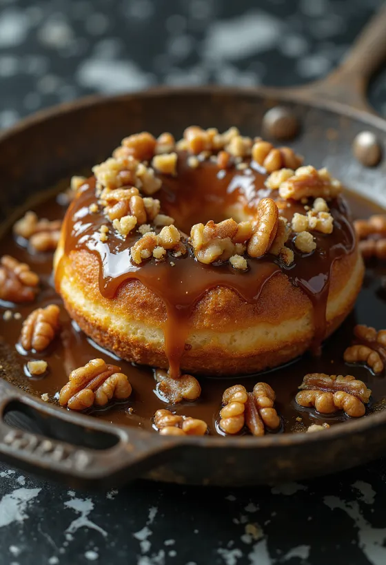 Petulla të karamelizuara me arra