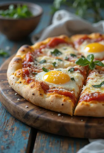 Pizza alla Parmigiana me patëllxhan dhe parmesan