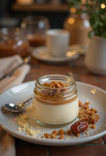 Panna Cotta me hurma arabie në gotë