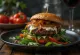 Burger me thërrime djathi blu
