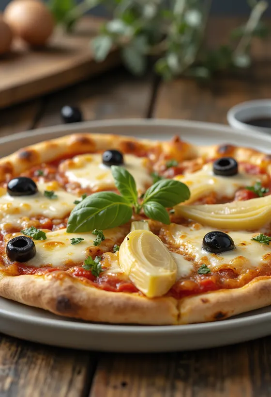Pica ai carciofi e olive