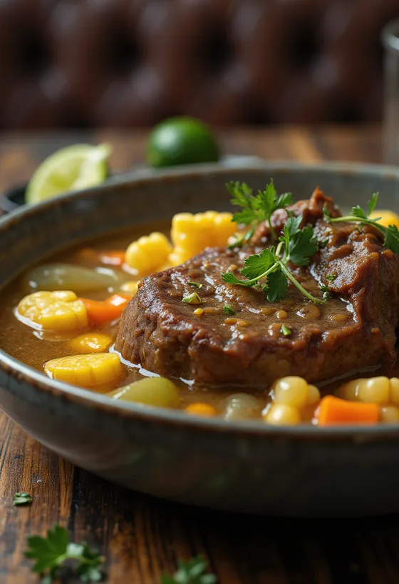 Caldo de Res, supë meksikane me mish viçi dhe perime