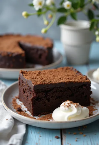 Torta me rum dhe kafe e zbukuruar me ashkla çokollate