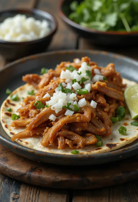 Mish derri i copëtuar meksikan në tortilla